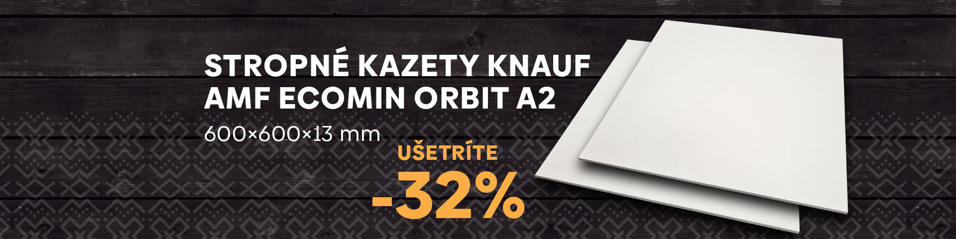 Stropné minerálne kazety Knauf